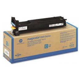 Cartus de toner (6K) Konica Minolta A06V452 Cyan pentru Magicolor 5500 5550 5570 5650EN 5670EN