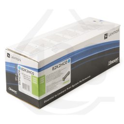 Cartus de toner (17K) Lexmark 82K2HC0 Cyan Return Program pentru CX820de CX820dtfe CX825de CX825dte CX825dtfe CX860de CX860dte CX860dtfe