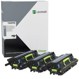 Unitate de cilindru si developer (175K) Lexmark 72K0F50 Colour (CMY) Developer Kit and Photoconductors Pack pentru CS820de CS820dte CS820dtfe CX820de CX820dtfe CX825de CX825dte CX825dtfe CX860de CX860dte CX860dtfe CS827de CX827de C6160 XC6152de XC6152dtfe