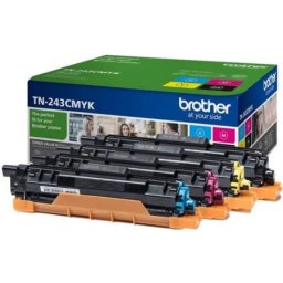 Set cartuse de toner Brother TN 243 CMYK (TN-243CMYK, TN243CMYK) pentru DCP L3510CDW L3550CDW HL L3210CW L3270CDW MFC L3730CDN L3770CDW
