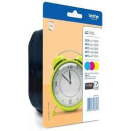 Set cartuse de cerneala Brother LC 125XL RBWBP (LC-125XLRBWBP, LC125XLRBWBP) pentru DCP J4110DW MFC J4410DW J4510DW J4610DW J4710DW J6520DW J6720DW J6920DW