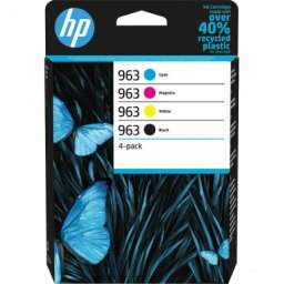 Set cartuse de cerneala HP 963 Black & Color (6ZC70AE, HP963) pentru Officejet Pro 9010 9010e OfficeJet 9012 9012e 9014 9015 9016 9019 9020 9022 9022e 9025
