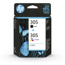 Set cartuse de cerneala HP 305 Black & Color (6ZD17AE, HP305) pentru DeskJet 2710 2720 2721 2722 2723 2724 Plus 4110 4120 4122 4130 Envy 6010 All in One 6020 6022 6030 6032 6052 6055 6058 Pro 6420 6422 6430 6432 6452 6454 6455 6458 6475