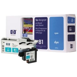 Cap de printare HP 81 Printhead and Cleaner Cyan (C4951A, HP81) pentru Designjet 5000 5000ps 5500 5500ps