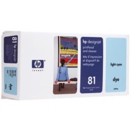 Cap de printare HP 81 Printhead and Cleaner Light Cyan (C4954A, HP81) pentru Designjet 5000 5000ps 5500 5500ps