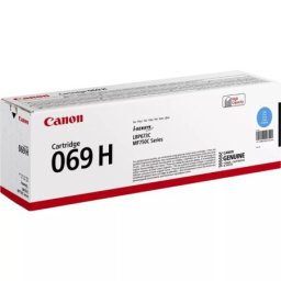Cartus de toner (5.5K) Canon 069H Cyan (5097C002, CRG-069HC, CRG069HC) pentru i SENSYS LBP 673Cdw MF 754Cdw 752Cdw