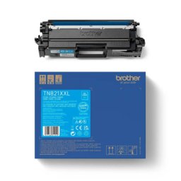 Cartus de toner (12K) Brother TN 821XXL Cyan (TN-821XXLC, TN821XXLC) pentru HL L9430CDN L9470CDN MFC L9630CDN L9670CDN