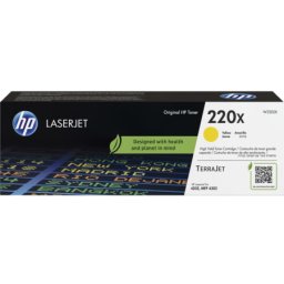 Cartus de toner (5.5K) HP 220X Yellow (W2202X, HP220X) pentru Color LaserJet Pro 4202 MFP 4302