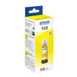 Flacon cerneala Epson 108 Yellow (C13T09C44A) pentru EcoTank L8050 L18050