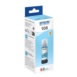 Flacon cerneala Epson 108 Light Cyan (C13T09C54A) pentru EcoTank L8050 L18050