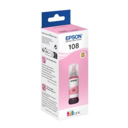 Flacon cerneala Epson 108 Light Magenta (C13T09C64A) pentru EcoTank L8050 L18050
