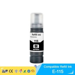 Flacon cerneala compatibila Epson 115 Black (C13T07C14A) pentru EcoTank L8160 L8180