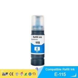 Flacon cerneala compatibila Epson 115 Cyan (C13T07D24A) pentru EcoTank L8160 L8180