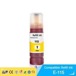 Flacon cerneala compatibila Epson 115 Yellow (C13T07D44A) pentru EcoTank L8160 L8180