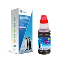 Flacon cerneala Premium G&G Brother BT 5000 Magenta (BT-5000M, BT5000M) pentru DCP T300 T500W T700W MFC T800W HL T4000DW T220 T225 T226 T310 T420W T425W T426W T510W T520W T525W T710W T720DW T810DW T820DW T825DW T810W T910DW T920DW T925DW T4500DW