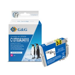 Cartus Premium G&G Epson 603XL Magenta (C13T03A34010) pentru WorkForce WF 2810DWF 2830DWF 2835DWF 2850DWF Expression Home XP 2100 2105 3100 3105 4100 4105