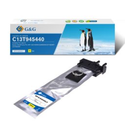Cartus Premium G&G (5K) Epson T9454 Yellow (C13T945440) pentru WorkForce Pro WF C5210DW C5290DW C5710DWF C5790DWF