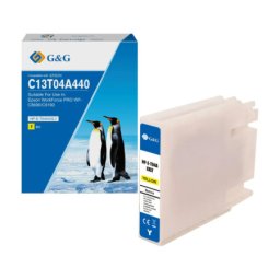 Cartus Premium G&G Epson T04A4 Yellow (C13T04A440) pentru WorkForce Pro WF C8190 C8190D3TWC C8190DTW C8190DTWC C8190DW C8690 C8690D3TWFC C8690DTWF C8690DTWFC C8690DWF