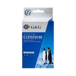 Cartus Premium G&G (2.6K) Epson 407 Black (C13T07U140) pentru WorkForce Pro WF 4745DTWF
