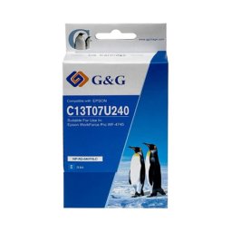 Cartus Premium G&G (1.9K) Epson 407 Cyan (C13T07U240) pentru WorkForce Pro WF 4745DTWF