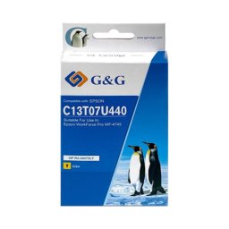 Cartus Premium G&G (1.9K) Epson 407 Yellow (C13T07U440) pentru WorkForce Pro WF 4745DTWF