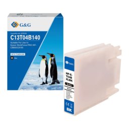 Cartus Premium G&G (5.8K) Epson T04B1 Black (C13T04B140) pentru WorkForce Pro WF C8190 C8190D3TWC C8190DTW C8190DTWC C8190DW C8610 C8610DWF C8690 C8690D3TWFC C8690DTWF C8690DTWFC C8690DWF