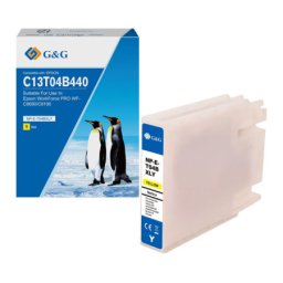 Cartus Premium G&G (4.6K) Epson T04B4 Yellow (C13T04B440) pentru WorkForce Pro WF C8190 C8190D3TWC C8190DTW C8190DTWC C8190DW C8610 C8610DWF C8690 C8690D3TWFC C8690DTWF C8690DTWFC C8690DWF