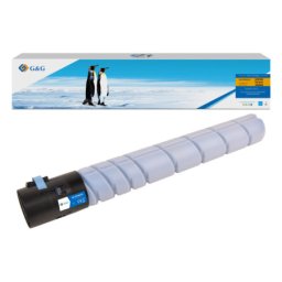 Toner Premium G&G (25K) Konica Minolta TN321C Cyan (A33K450, TN-321C) pentru BizHub C224 C224e C284 C284e C364 C364e