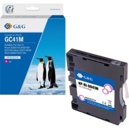 Cartus Premium G&G Ricoh GC 41M Magenta (405763, GC-41M) pentru Aficio SG 3100SNW 3110DN 3110DNW 3110SFNW 7100DN 3120BSFNW