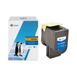Toner Premium G&G (7K) Lexmark 78C2UC0 Cyan Return Program pentru CS521dn CS622de CX622ade CX625ade CX625adhe