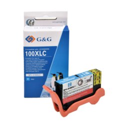 Cartus Premium G&G Lexmark 100XL Cyan (14N1069E) pentru Genesis S815 Impact S305 Interact S605 Interpret S405 Intuition S505 Pinnacle Pro901 Platinum Pro905 Prestige Pro805 Prevail Pro705 Prospect Pro205 Value Ink S409 Pro709 Pro209