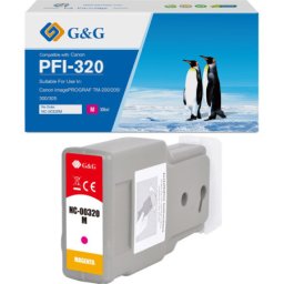 Cartus Premium G&G Canon PFI-320M Magenta (2892C001, PFI320M) pentru imagePROGRAF TM 200 205 300 305 GP