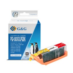 Cartus Premium G&G Canon PGI-580XXL PGBK Pigment Black (1970C001, PGI580XXLPGBK) pentru PIXMA TR7550 TR8550 TS6150 TS6151 TS6250 TS6251 TS705 TS8150 TS8151 TS8152 TS8250 TS8251 TS8252 TS9150 TS9155 TS9550 TS9551C