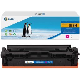Toner Premium G&G fara chip (1.25K) Canon 067 Magenta (5100C002, CRG-067M, CRG067M) pentru i SENSYS LBP 631cw 633cdw MF 651cw 655cdw 657cdw