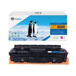 Toner Premium G&G (5.9K) Canon 055H Magenta (3018C002, CRG-055HM, CRG055HM) pentru i SENSYS LBP 662Cdw 663Cdw 664Cx MF 741Cdw 742Cdw 743Cdw 744Cdw 745Cdw 746Cx