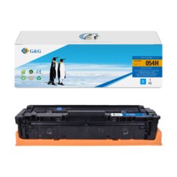 Toner Premium G&G (2.3K) Canon 054H Cyan (3027C002, CRG-054HC, CRG054HC) pentru i SENSYS LBP 621Cw 623Cdw MF 641Cw 643Cdw 645Cx