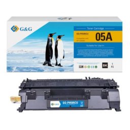 Toner Premium G&G (2.7K) HP 05A Black (CE505A, HP05A) pentru LaserJet P2035 P2035n P2055 P2055d P2055dn