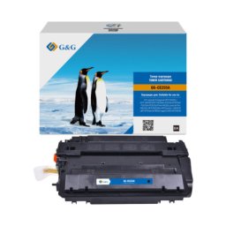 Toner Premium G&G (6K) HP 55A Black (CE255A, HP55A) pentru LaserJet Enterprise P3015 P3015dn P3015x Pro MFP M521dn M521dw 500 M525dn M525f