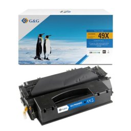 Toner Premium G&G (7K) HP 49X Black (Q5949X, HP49X) pentru LaserJet 1320 1320n 1320nw 1320tn 3390 All in One 3392