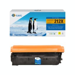 Toner Premium G&G (10K) HP 212X Yellow (W2122X, HP212X) pentru Color LaserJet Enterprise Flow MFP M578z M554dn M555dn M555x M578dn M578f