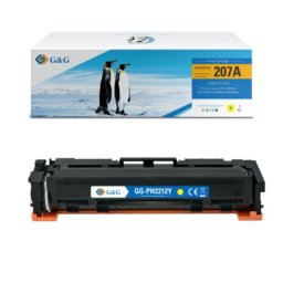 Toner Premium G&G (1.25K) HP 207A Yellow (W2212A, HP207A) pentru Color LaserJet Pro M255dw M282nw M283fdn M283fdw