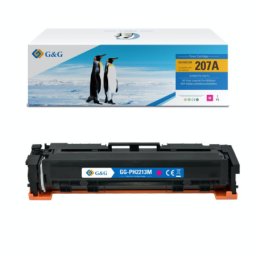 Toner Premium G&G fara chip (1.25K) HP 207A Magenta (W2213A, HP207A) pentru Color LaserJet Pro M255dw M282nw M283fdn M283fdw