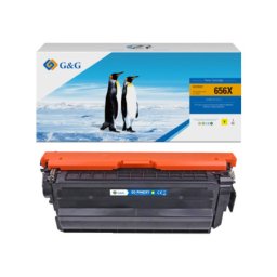 Toner Premium G&G (22K) HP 656X Yellow (CF462X, HP656X) pentru Color LaserJet Enterprise M652n M652dn M653dn M653x