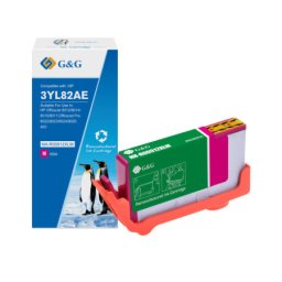 Cartus Premium G&G (0.825K) HP 912XL Magenta (3YL82AE, HP912XL) pentru Officejet 8012 8014 8015 8017 Pro 8012e 8020 8022 8022e 8023 8024 8025