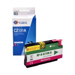 Cartus Premium G&G HP 711 Magenta (CZ131A, HP711) pentru Designjet T120 ePrinter T125 T130 24 in T520 T525 T530 36