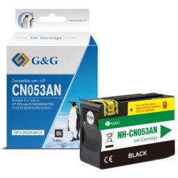 Cartus Premium G&G (1K) HP 932XL Black (CN053AE, HP932XL) pentru Officejet 6100 ePrinter 6600 e All in One 6700 Premium 7110 Wide Format 7510 7610 7612
