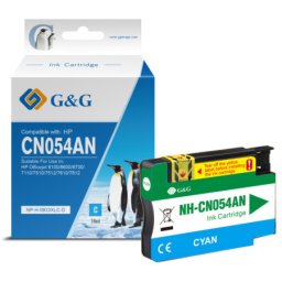 Cartus Premium G&G (0.825K) HP 933XL Cyan (CN054AE, HP933XL) pentru Officejet 6100 ePrinter 6600 e All in One 6700 Premium 7110 Wide Format 7510 7610 7612