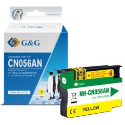 Cartus Premium G&G (0.825K) HP 933XL Yellow (CN056AE, HP933XL) pentru Officejet 6100 ePrinter 6600 e All in One 6700 Premium 7110 Wide Format 7510 7610 7612