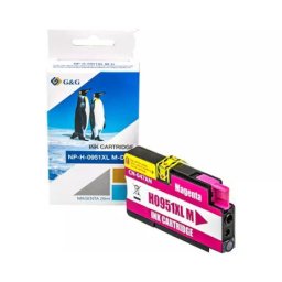 Cartus Premium G&G (1.5K) HP 951XL Magenta (CN047AE, HP951XL) pentru Officejet Pro 251dw 276dw 8100e 8600 e All in One Plus 8610 8615 8620