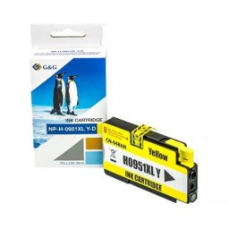 Cartus Premium G&G (1.5K) HP 951XL Yellow (CN048AE, HP951XL) pentru Officejet Pro 251dw 276dw 8100e 8600 e All in One Plus 8610 8615 8620